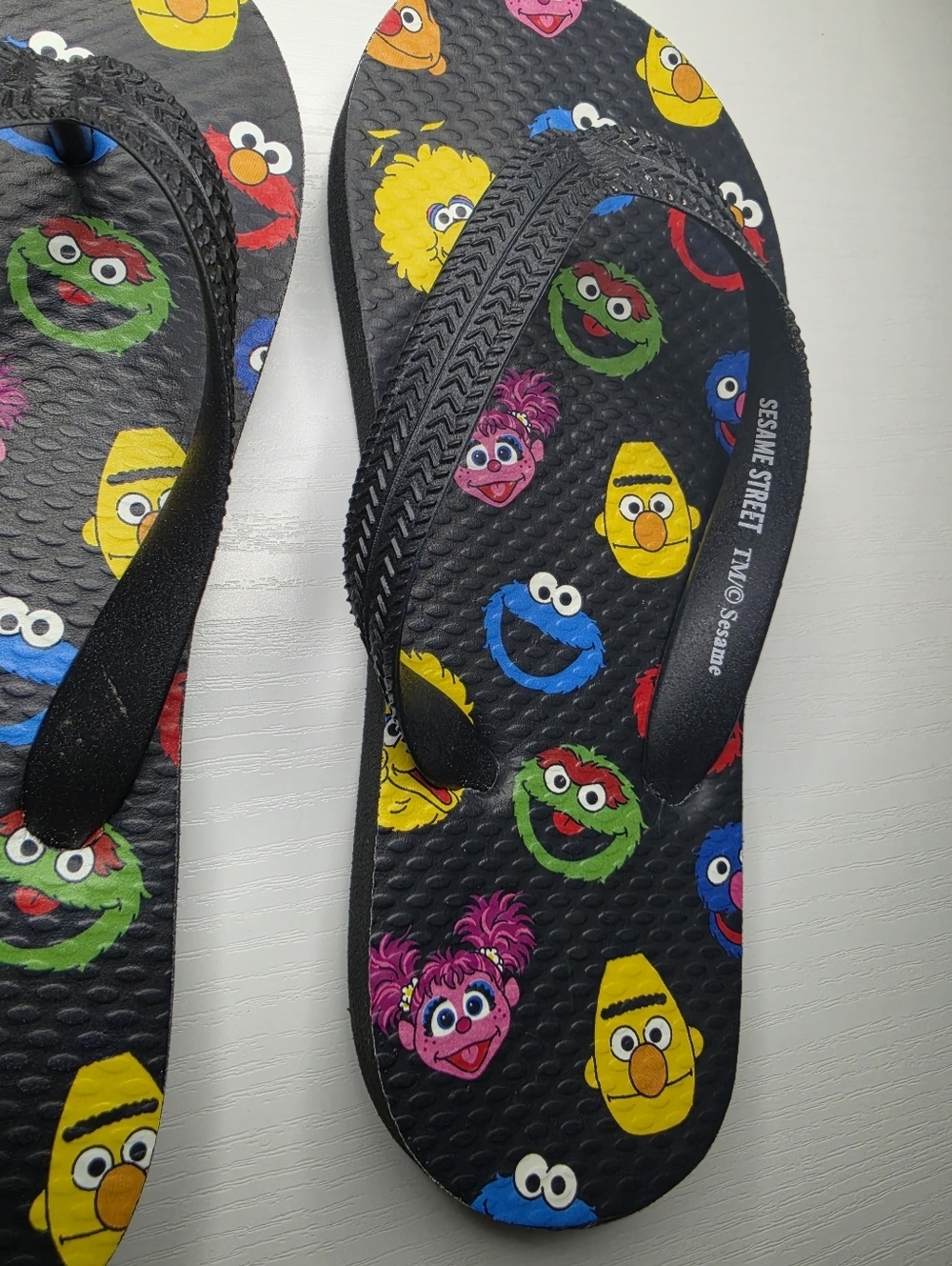Colorful Sesame Street Flip Flops - Picture 2 of 2